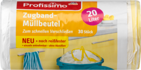 Profissimo Zugband-Мешки для мусора 20l, 30 шт