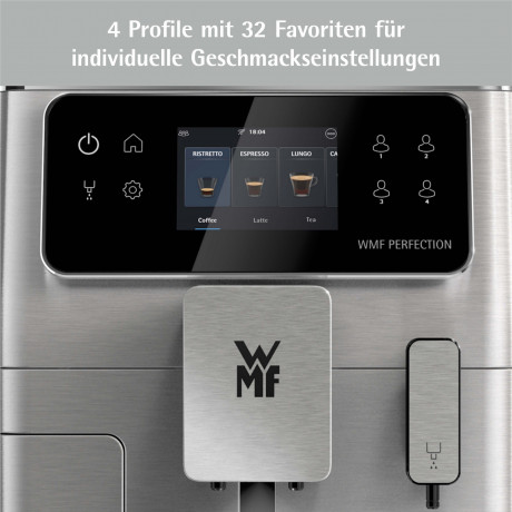 WMF WMF Kaffeevollautomat Perfection 640, (41 x 25 x 37,1 cm, 15 bar, 1550 W)  Полностью автоматическая кофемашина WMF Perfection 640 (41 x 25 x 37,1 см, 15 бар, 1550 Вт)