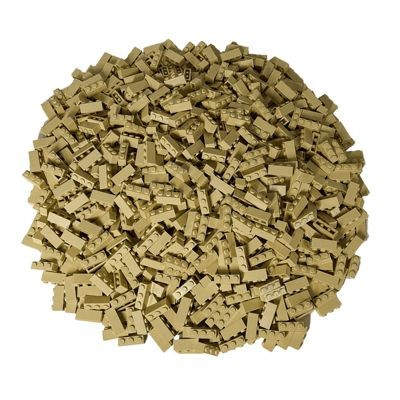 LEGO LEGO 1x3 Steine Beige Tan Sandfarbe - 250 Stuck - 3622 Кубики LEGO 1x3 бежево-коричневого песочного цвета - 250 штук - 3622