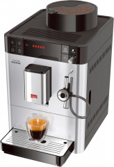 Melitta Melitta Kaffeevollautomat Passione One Touch F53/1-101, silber, Tassengenau frisch gemahlen, Service-Taste fur Entkalkung  Reinigung  Полностью автоматическая кофемашина Melitta Passione One Touch F53/1-101, серебристая, свежемолотый до чашки, сер