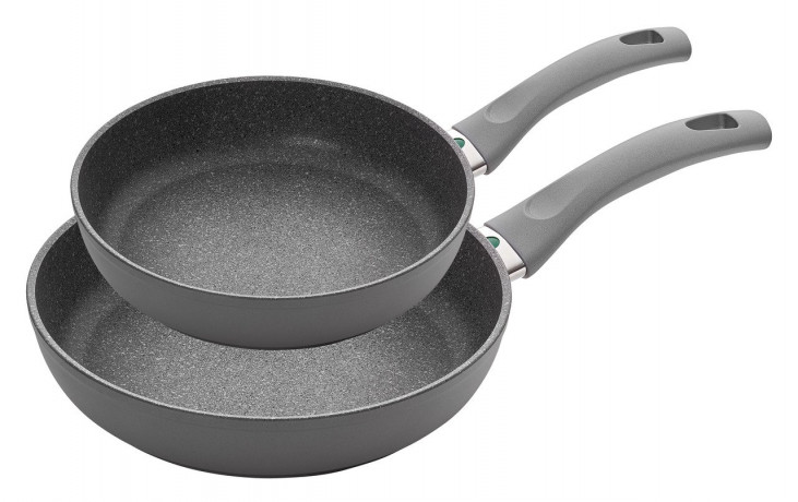 BALLARINI BALLARINI Pfannenset 2-tlg. CALABRIA grau Набор сковородок BALLARINI 2 шт. КАЛАБРИЯ