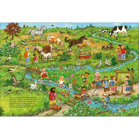 Loewe Verlag Viel los in der Natur! Много чего происходит на природе!