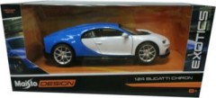 Maisto Modellauto Bugatti Chiron (weiss-blau Модель автомобиля Bugatti Chiron (бело-голубой