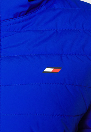 Tommy Hilfiger SLIM SORONA PADDED HOOD JACKET Outdoor jacket electric blue КУРТКА С УТЕПЛЕННЫМ КАПЮШОНОМ SLIM SORONA Куртка для активного отдыха синий электрик