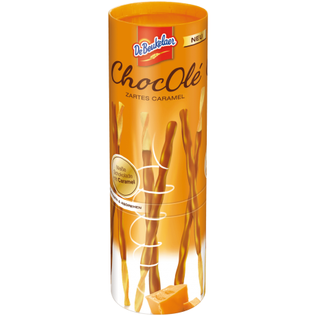 De Beukelaer Трубочки с белым шоколадом и карамелью 75г