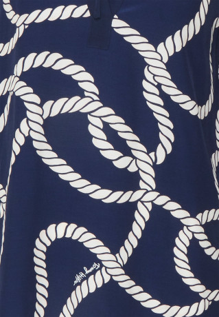 Tommy Hilfiger ROPE BLOUSE Long sleeved top coastal/carbon navy ROPE BLOUSE Топ с длинными рукавами прибрежный / углеродный флот