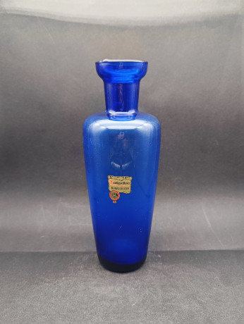 Бутылка винтажная Im Stil Murano Glass, ручная работа, выдувное стекло, 25 х 9 см, Германия, 1970-80гг.