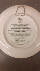 Hutschenreuther Dankgebet Коллекционная тарелка "В монастырской школе", 6763А, худ. Benjamin Vautier, 20см, Германия, 1990г.