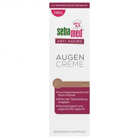 sebamed Anti-Ageing Augencreme Q10  Омолаживающий крем для кожи вокруг глаз Q10
