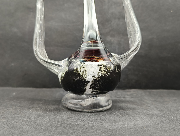 Статуэтка винтажная Murano Glas "Белый лебедь", выдувное стекло, 13.5 см, Италия, 1960-70гг.