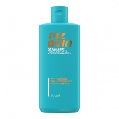 Piz Buin After Sun Intensifying Moisturising Lotion, Увлажняющий и питательный лосьон после загара Piz Buin, усиливает загар, действует 24 часа, быстро впитывается, 200 мл