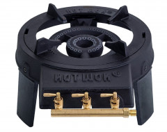 HOTWOK HOTWOK Gaskocher, Wokbrenner Hot Wok Pro 12 kW Gasbrenner Gusseisen + Wokpfanne 30 cm  Газовая плита HOTWOK, горелка вок Hot Wok Pro 12 кВт газовая горелка чугун + сковорода вок 30 см