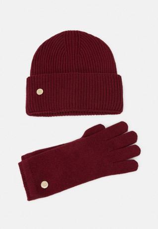 Tommy Hilfiger SET Beanie rouge НАБОР шапочка румяна