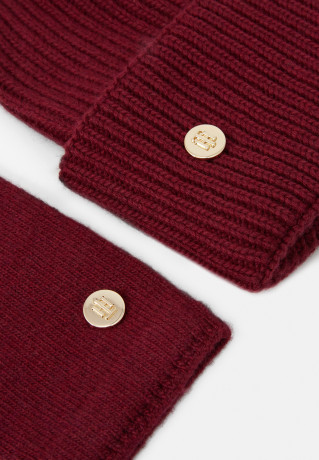 Tommy Hilfiger SET Beanie rouge НАБОР шапочка румяна