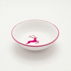 Gmundner Keramik Gmundner Keramik Bordeauxroter Hirsch Muslischale klein d: 14 cm / h: 4,5 cm / 0,27 L Миска для хлопьев Gmundner из бордоского красного оленя, маленькая, д: 14 см / высота: 4,5 см / 0,27 л