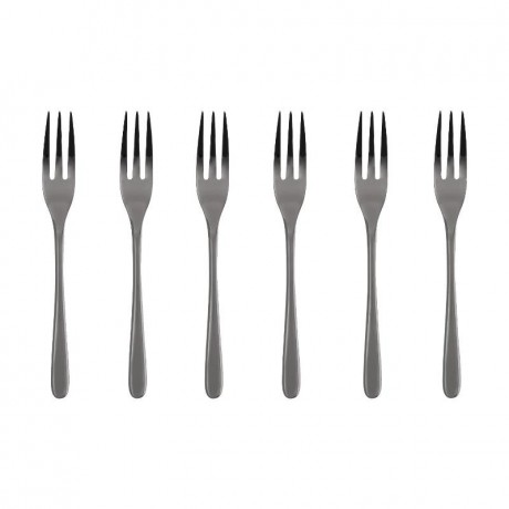 Sambonet Sambonet Taste - Edelstahl / PVD schwarz Kuchengabel-Set 6-tlg. Кнопка Sambonet - нержавеющая сталь / черное PVD Набор вилок для торта, 6 шт.