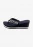 Tommy Hilfiger ZEHENTRENNER T-bar sandals dunkelblau THONG SLIPPERS Сандалии с Т-образной перемычкой темно-синий