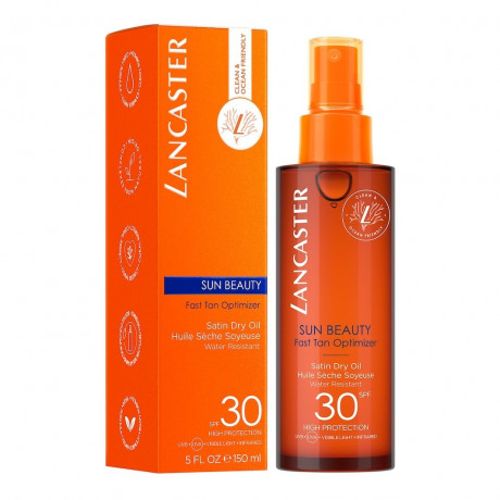 Lancaster Sun Beauty Satin Dry Oil SPF30  Атласное сухое масло Sun Beauty SPF30