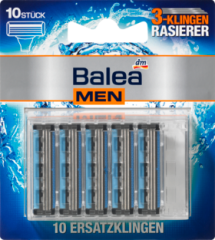 Balea MEN Бритва с 3-мя лезвиями, Запасные лезвия	, 10 шт