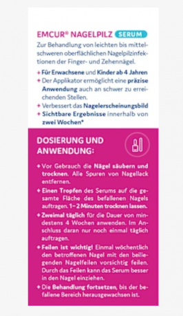EMCUR Nagelpilz-Serum 5 ml, 1 St ЭМКУР Сыворотка от грибка ногтей 5 мл