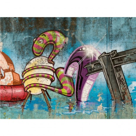 CALVENDO Puzzle CALVENDO Puzzle Emotionale Momente: Betzdorfer Graffiti. Пазл CALVENDO Пазл Эмоциональные моменты: граффити Betzdorf.