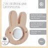 bieco Beissring Holz Natur Zahnungshilfe mit Silikon Kugeln Baby Greifling 7cm Beissringe Кольцо для прорезывания зубов