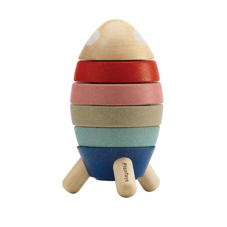 PLANTOYS Learning Stapelrakete Orchard Steckspielzeug Обучающая игрушка с подключаемым модулем "Ракетный сад"