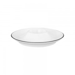 Seltmann Weiden Seltmann Weiden Lido Black Line Eierbecher mit Ablage d: 12,5 cm Seltmann Weiden Lido Black Line подставка для яиц с полкой d: 12,5 см