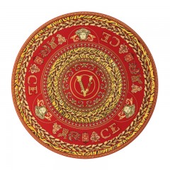 Rosenthal meets Versace Rosenthal Versace Virtus Holiday Tortenplatte 33 cm Подставка для праздничного торта Rosenthal Versace Virtus 33 см
