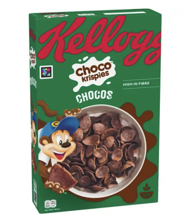 Kellogg's Choco Krispies Choco, Шоколадные хлопья 420г