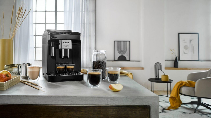 De'Longhi De'Longhi Kaffeevollautomat ECAM 290.22.B Magnifica Evo, Vorbruh-Aroma-System  Полностью автоматическая кофемашина De'Longhi ECAM 290.22.B Magnifica Evo, система ароматизации предварительного заваривания