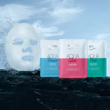 Biotherm Aquasource Aqua Super Mask Bounce, Биотерм Тканевая маска для упругости кожи лица, 1 шт
