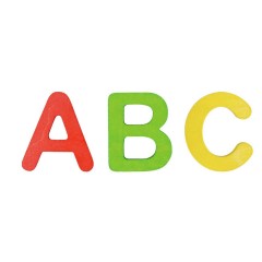 LK Trend  Style ABC Holzbuchstaben Holzbuchstaben ABC im Tragetasche 26 tlg. Деревянные буквы АВС Буквы деревянные АВС в сумке для переноски 26 штук.