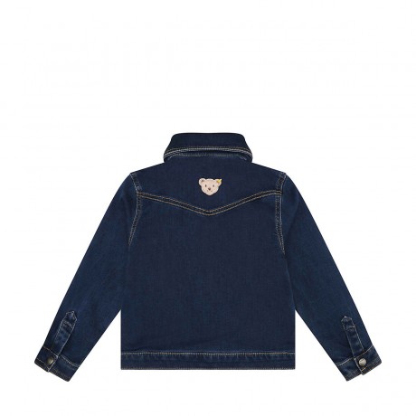 Steiff Jeansjacke Elephant Ride aus weichem Knitdenim Jeansjacken Джинсовая куртка Elephant Ride из мягкого вязаного денима