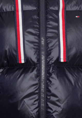 Tommy Hilfiger PADDED PUFFER JACKET Down jacket desert sky УТЕПЛЕННАЯ ПУХОВАЯ КУРТКА Пуховик небо пустыни