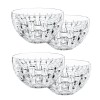 Nachtmann Nachtmann Bossa Nova Dipschale rund Glas Set 4-tlg. h: 5,7 cm / d: 9,8 cm Nachtmann Bossa Nova круглые стеклянные чаши для окунания, набор из 4 предм. В: 5,7 см / Г: 9,8 см