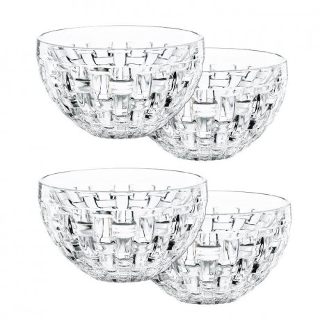 Nachtmann Nachtmann Bossa Nova Dipschale rund Glas Set 4-tlg. h: 5,7 cm / d: 9,8 cm Nachtmann Bossa Nova круглые стеклянные чаши для окунания, набор из 4 предм. В: 5,7 см / Г: 9,8 см
