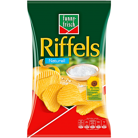 Funny-frisch Картофельные чипсы солёные 150г