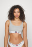 Tommy Hilfiger BRALETTE Bustier light grey heather БРАЛЕТТ Бюстье светло-серый вереск