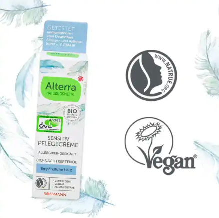 Alterra NATURKOSMETIK Sensitiv Pflegecreme Крем для чувствительной кожи 50мл