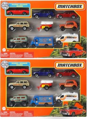 Mattel Matchbox 9er-Pack Sortiment Ассортимент из 9 спичечных коробков