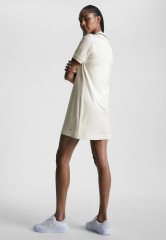 Tommy Hilfiger REG SPLIT GLB STP DRS SS Shirt dress ecru REG SPLIT GLB STP DRS SS Платье-рубашка экрю