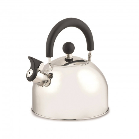 Michelino Wasserkessel Flotenkessel Teekessel Kessel mit klappbarer Pfeife, Edelstahl, warmeisolierter Griff zum Einklappen  Чайник Michelino, чайник со свистком, чайник, чайник со складным свистком, нержавеющая сталь, складная термоизолированная ручка