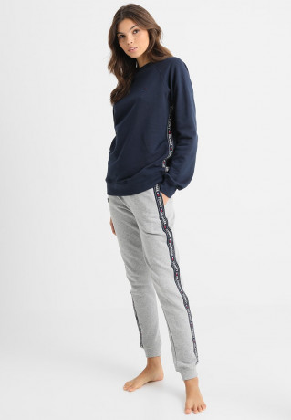 Tommy Hilfiger AUTHENTIC TRACK PANT  Pyjama bottoms grey AUTHENTIC TRACK PANT Пижамные штаны серый