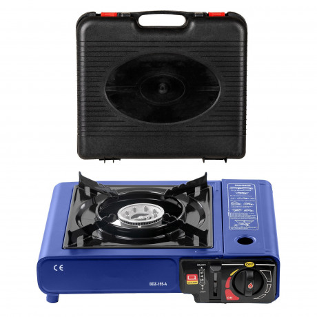 Mianova Mianova Gaskocher 1 flammig Gaskocher Campingkocher + Koffer Blau, Outdoor Grill Camping Herd Notfallkocher Gaskocher fur Gas Kartuschen Газовая плита Mianova, 1 пламя, газовая плита, походная плита + чехол, синий, уличный гриль, походная плита,