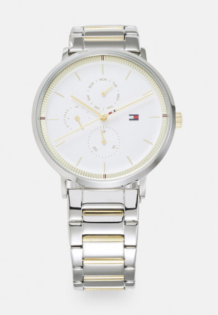 Tommy Hilfiger JENNA Watch silver-coloured/white JENNA-Смотреть серебристый/белый