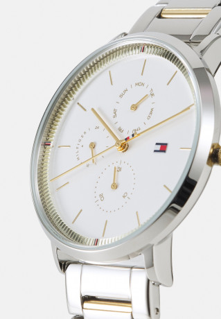 Tommy Hilfiger JENNA Watch silver-coloured/white JENNA-Смотреть серебристый/белый