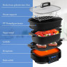 Zoomyo Zoomyo Multikocher 2in1 Multikocher, Koch-Hybrid inklusive Heizplatte, 1250 W, Grillplatte und Dampfgaraufsatz fur abwechslungsreiches Essen  Мультиварка Zoomyo Мультиварка 2-в-1, гибридная готовка, включая нагревательную пластину мощностью 1250 Вт