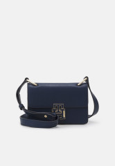 Tommy Hilfiger PUSHLOCK MINI CROSSOVER Across body bag space blue PUSHLOCK MINI CROSSOVER Сумка через плечо космический синий