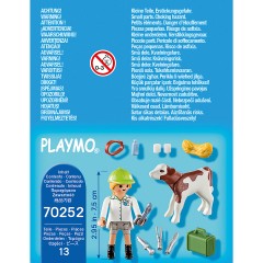 PLAYMOBIL PLAYMOBIL 70252 Tierarztin mit Kalbchen PLAYMOBIL 70252 Ветеринар с теленком